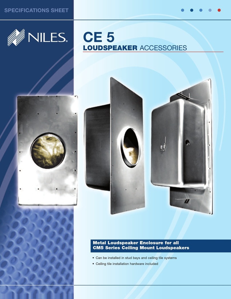 Niles CE 5 Specifications