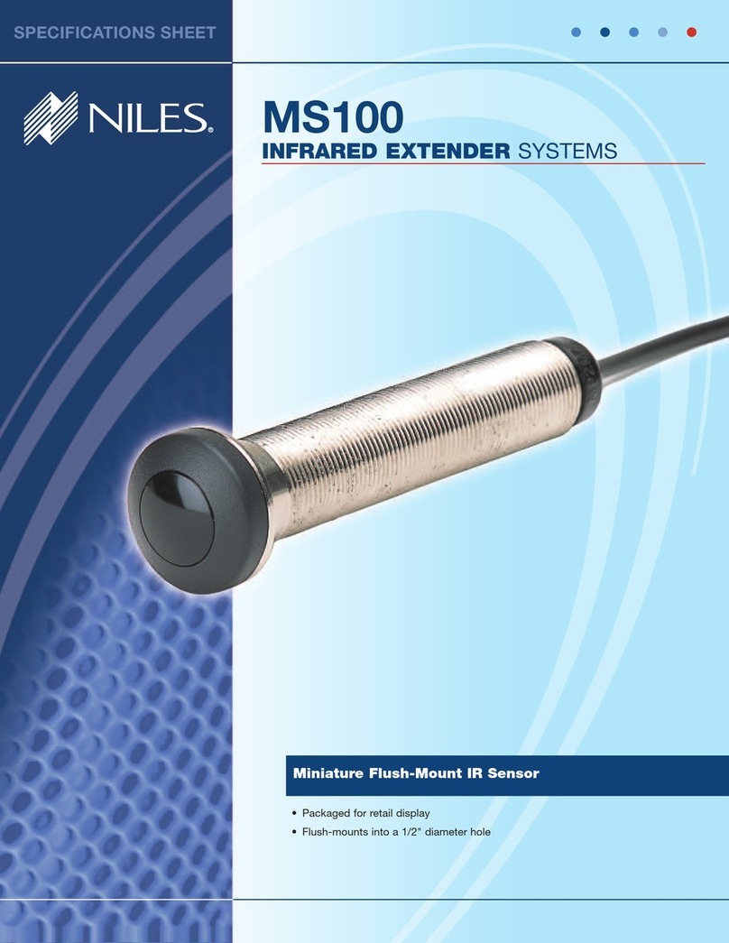 Niles MS100 User manual