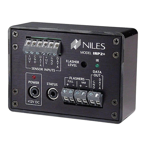 Niles IRP-2+ Installation & operating guide