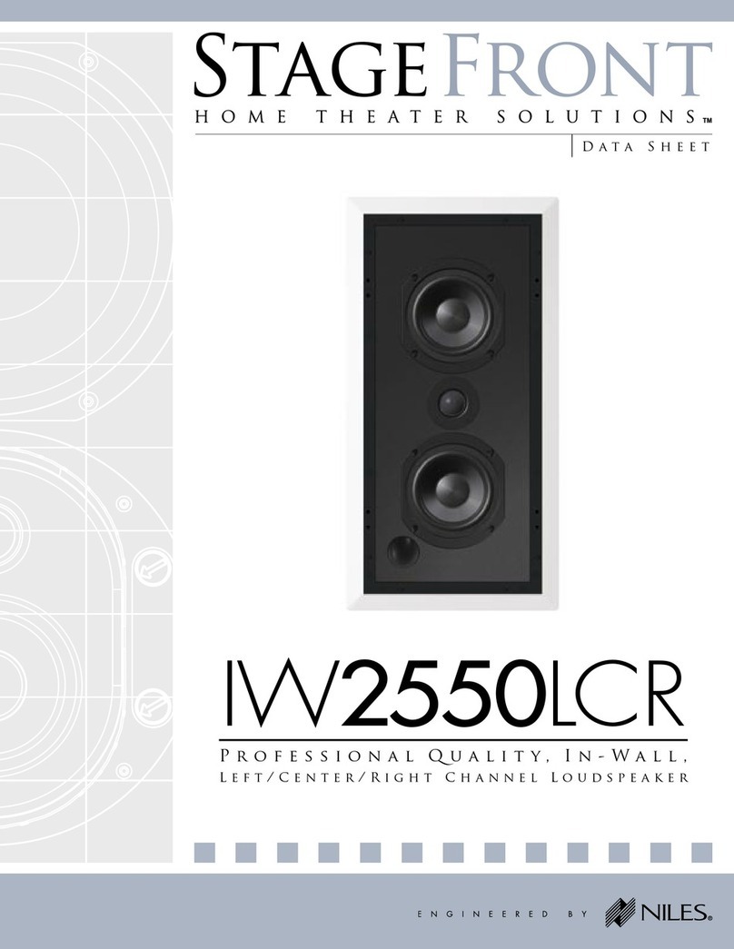 Niles IW2550LCR datasheet