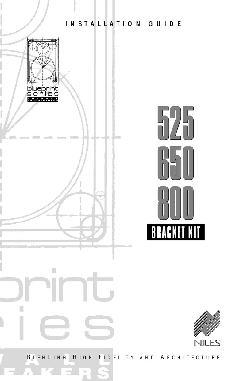 Niles 525 installation guide