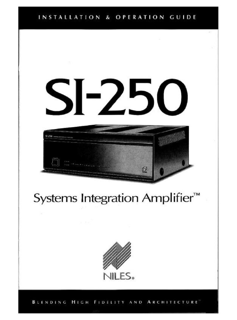 Niles SI-250 Troubleshooting guide