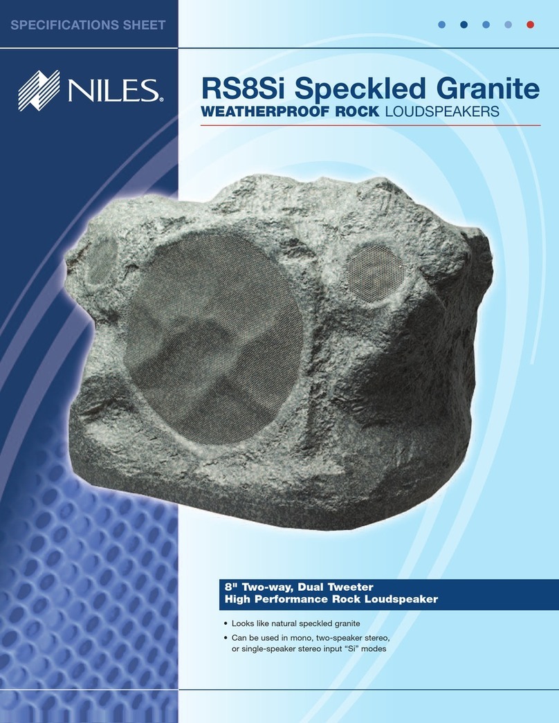 Niles RS8Si Speckled Granite Specifications