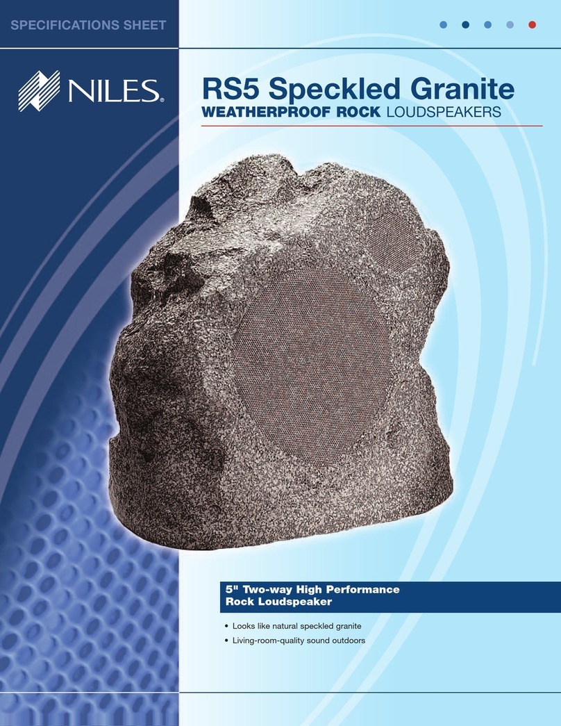 Niles RS5 Speckled Granite Specifications