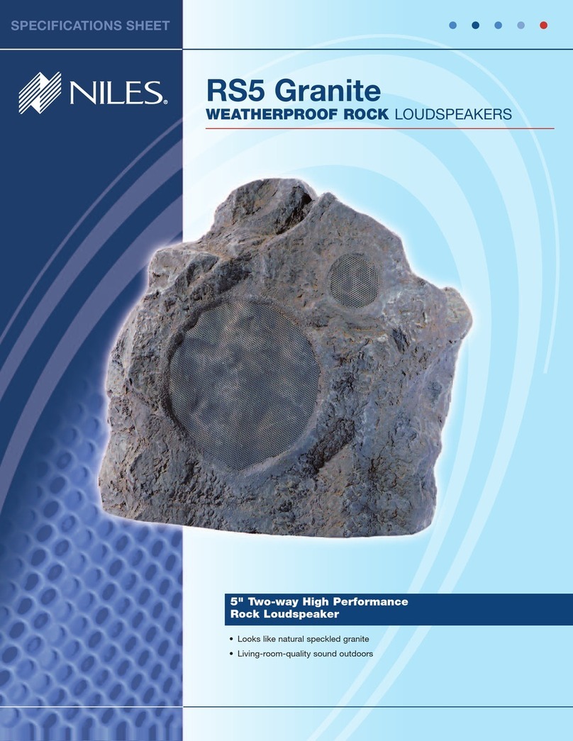 Niles RS5 Granite Specifications