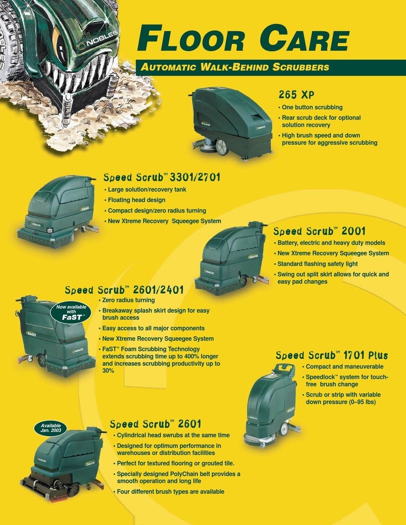 Nobles Speed Scrub 2001 User manual