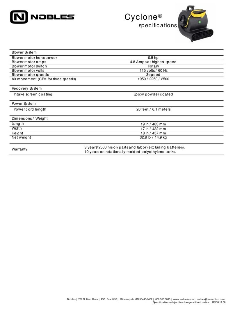 Nobles Cyclone Specifications