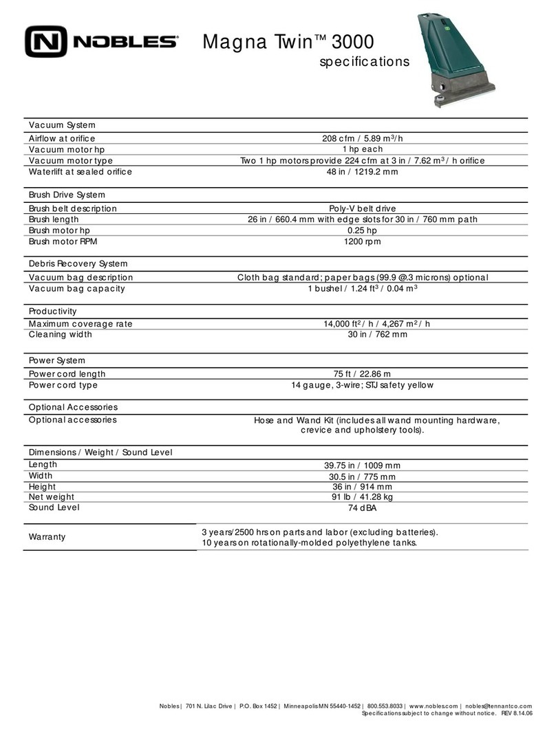 Nobles Magna Twin 3000 Specifications
