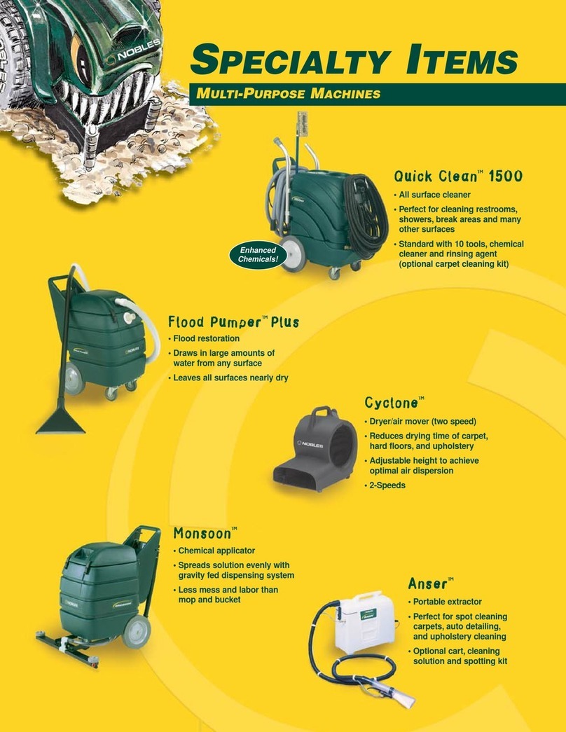 Nobles Flood Pumper Plus User manual