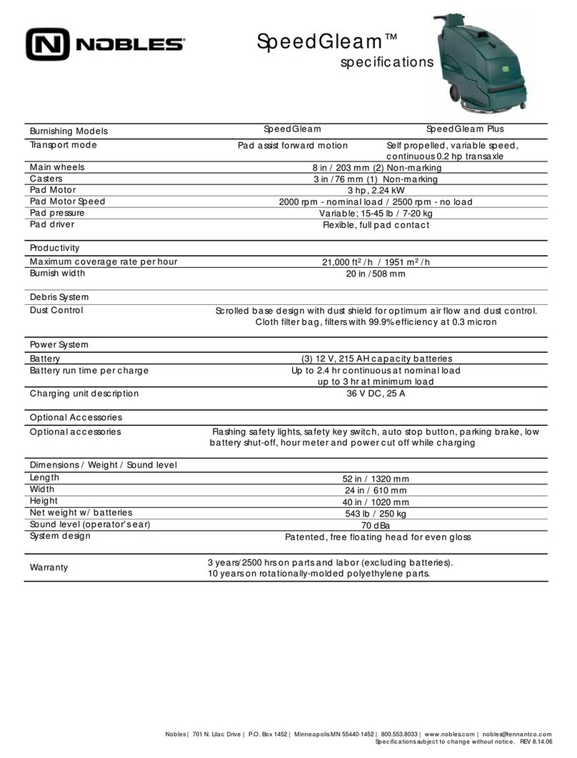 Nobles SpeedGleam Specifications