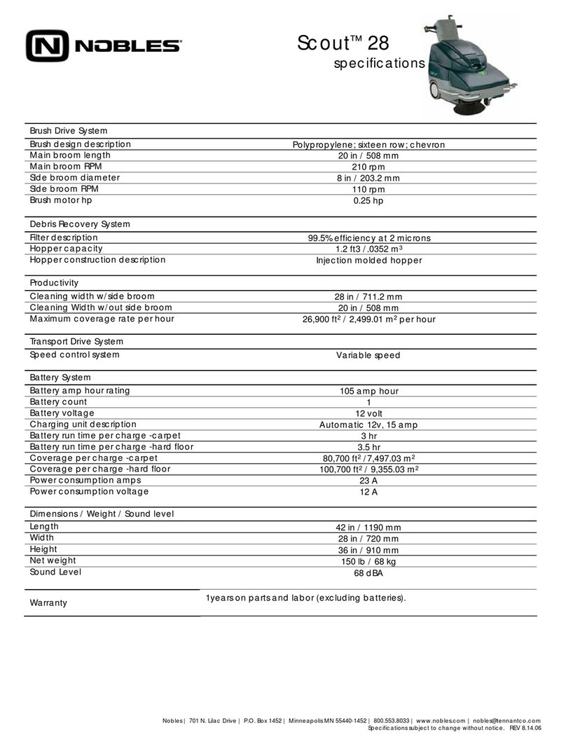 Nobles Scout 28 User manual