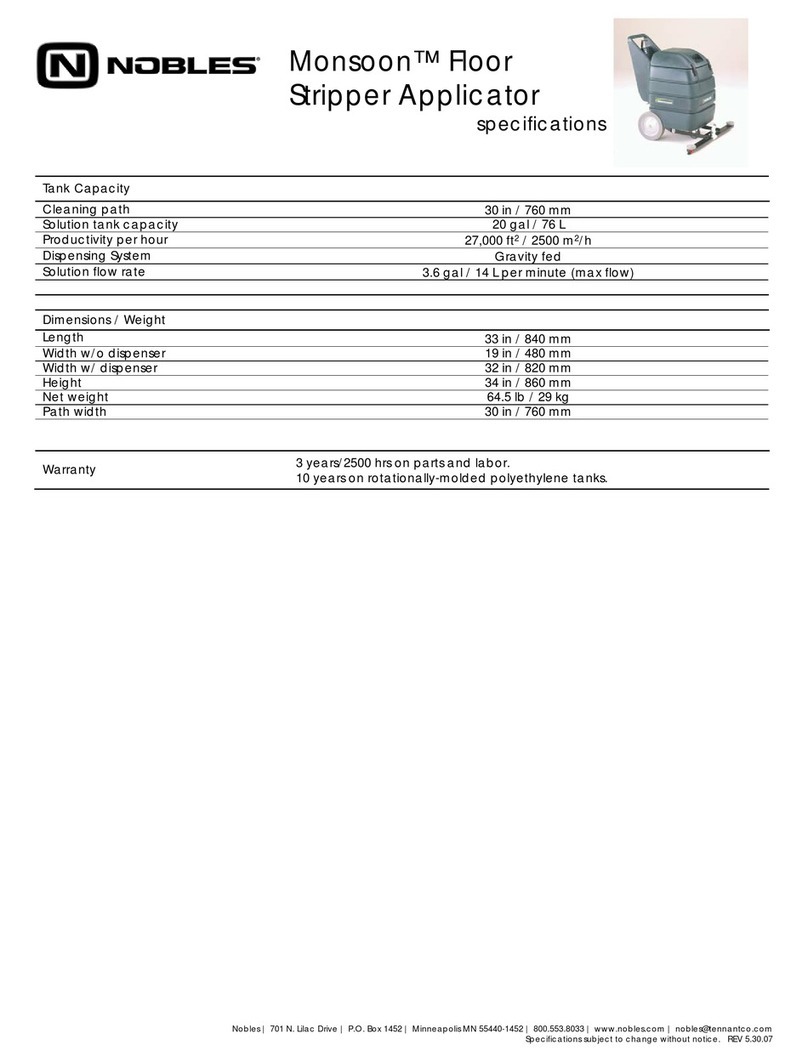 Nobles Monsoon Specifications