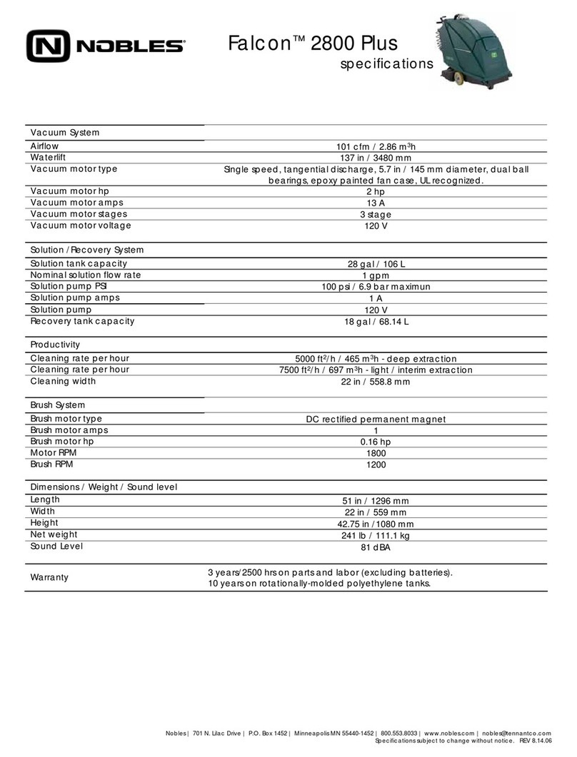 Nobles FALCON 2800 PLUS Specifications