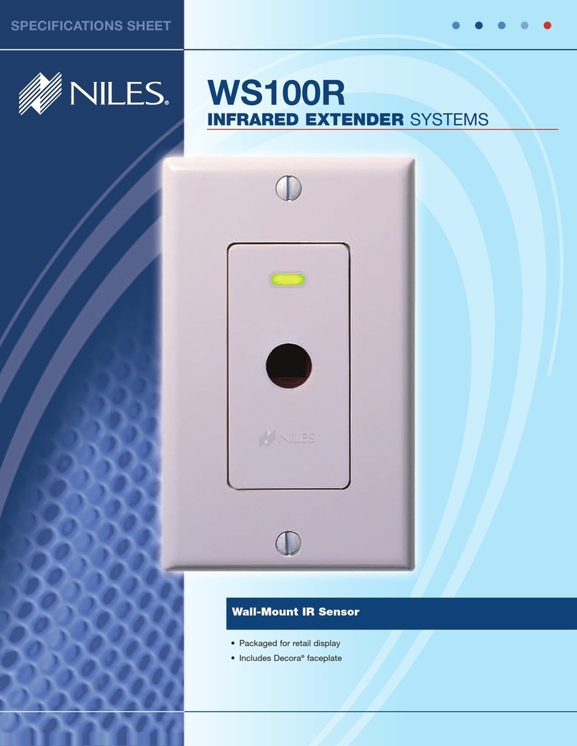 Niles WS100R User manual