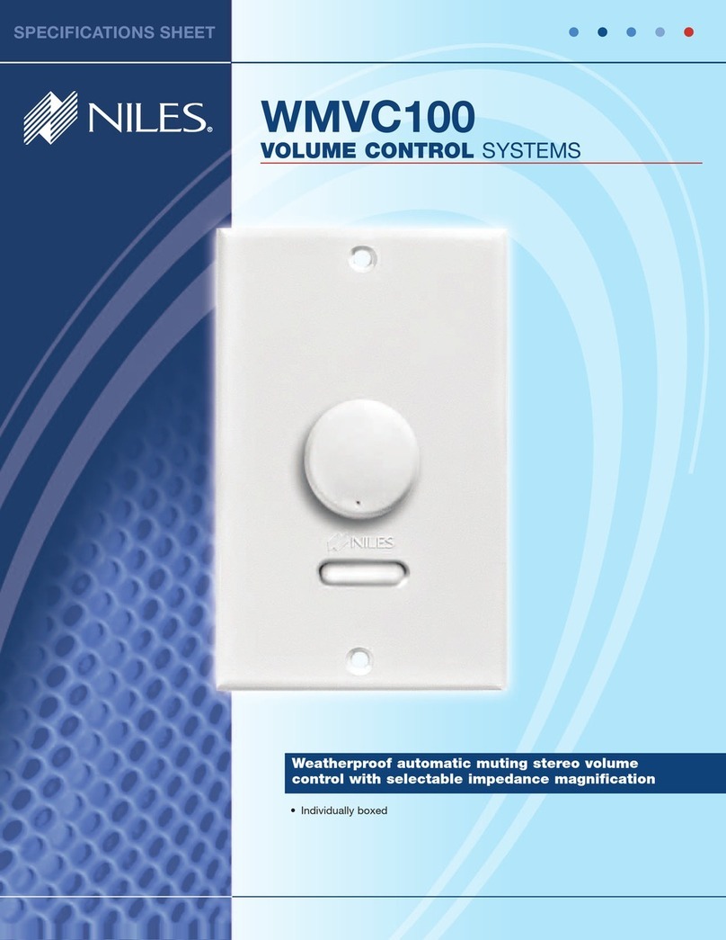 Niles WMVC100 Specifications