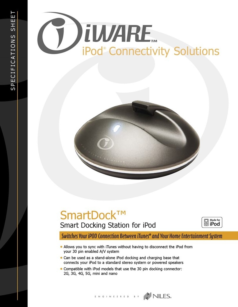 Niles SmartDock Specifications