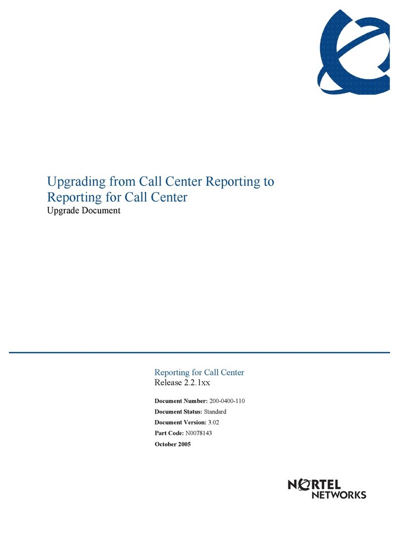 Nortel Call Center Telephone Manual