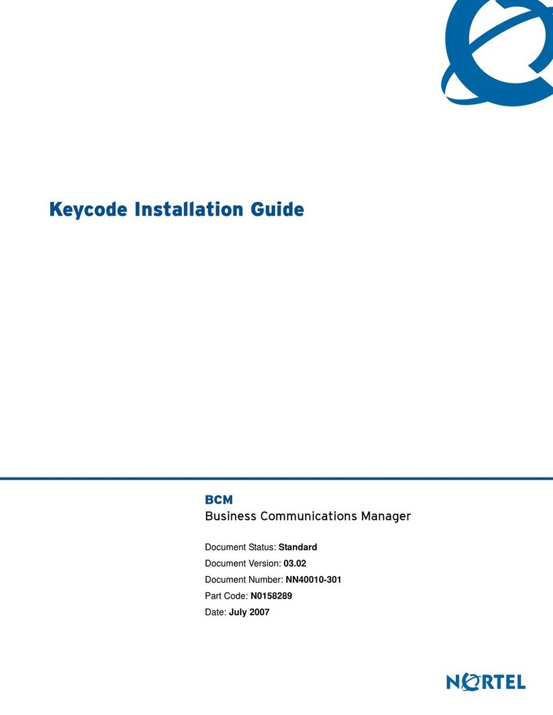 Nortel BCM1000 User manual