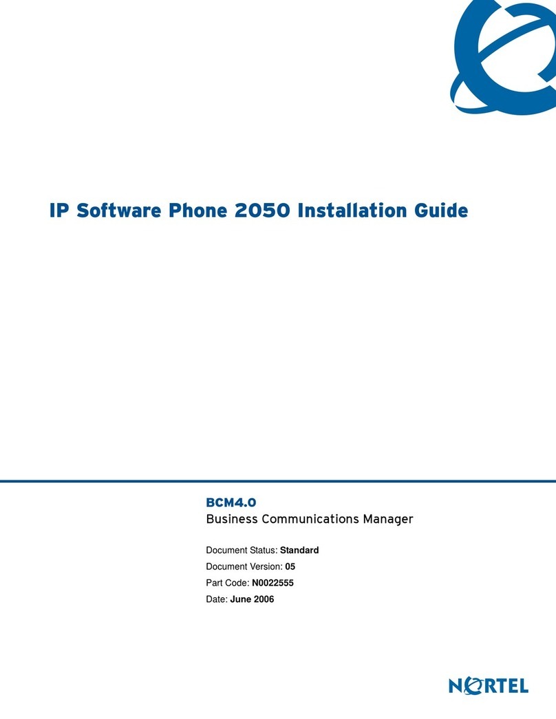 Nortel Softphone 2050 installation guide