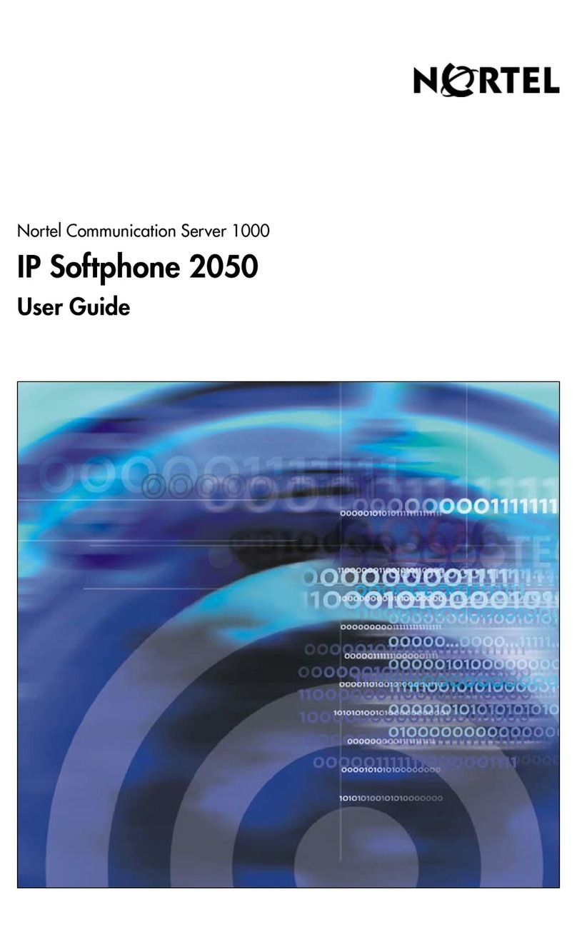Nortel Softphone 2050 user guide