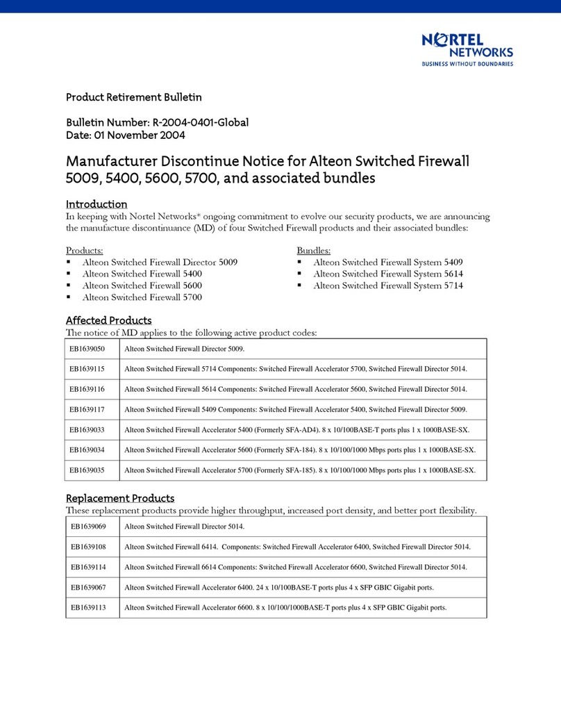 Nortel 5009 Notice Nortel 5009 Notice