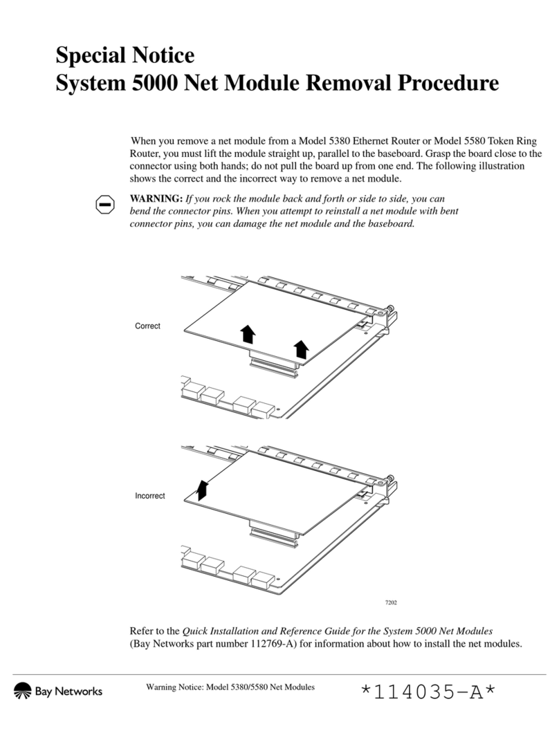 Bay Networks 5380 Operation and maintenance manual