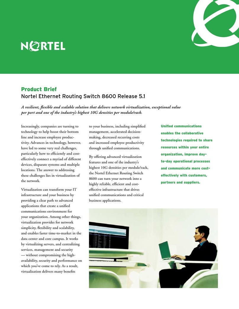 Nortel Passport 8608GTE User manual