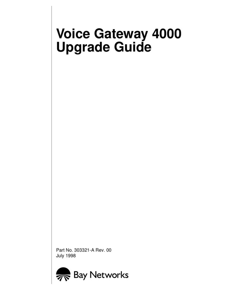 Bay Networks Contivity 4000 Installation and operation manual