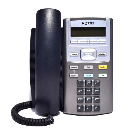 Nortel IP Phone 1110 Operating instructions