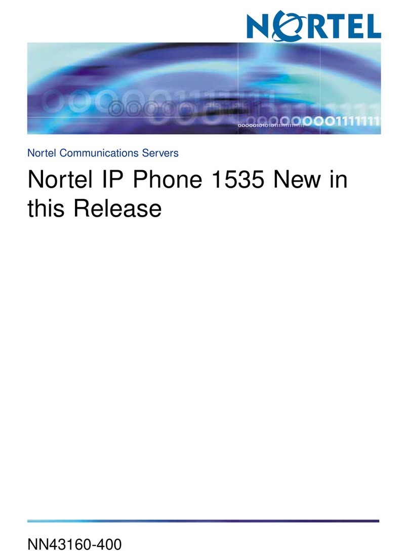Nortel 1535 Instruction Manual