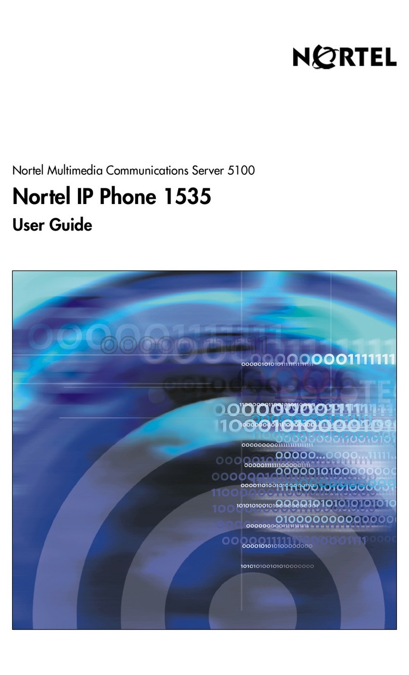 Nortel 1535 User manual