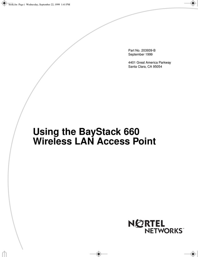 Nortel BayStack 660 Operating manual