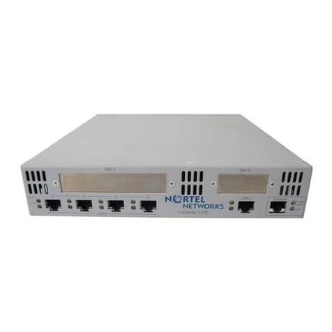 Nortel Contivity 1100 User manual