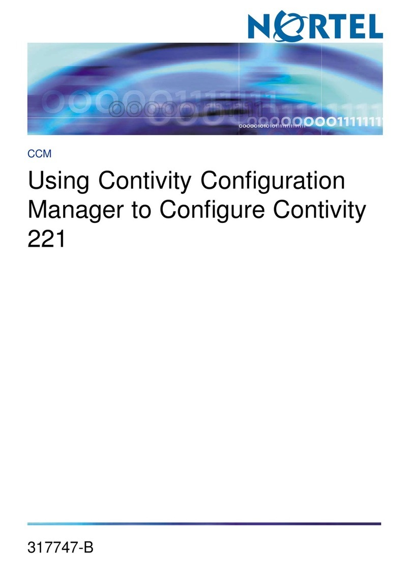 Nortel Contivity 221 Configuration guide
