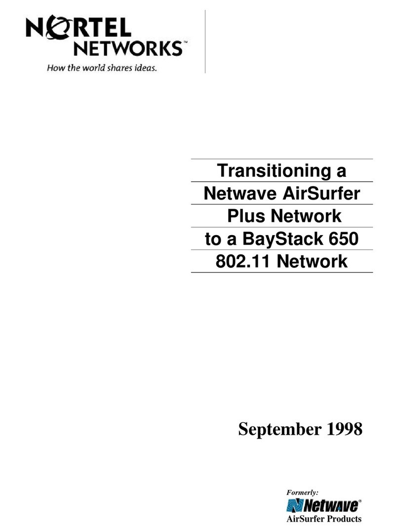 Nortel BayStack 650 supplementary guide