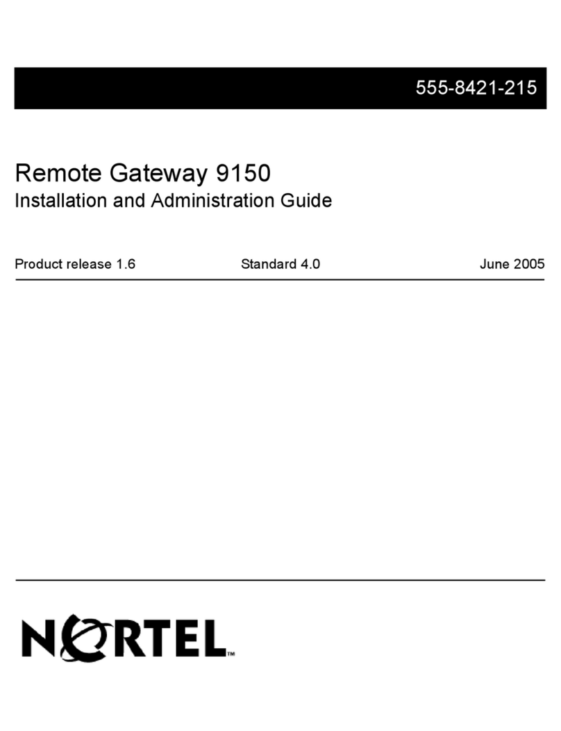 Nortel Remote Office 9150 Instruction Manual