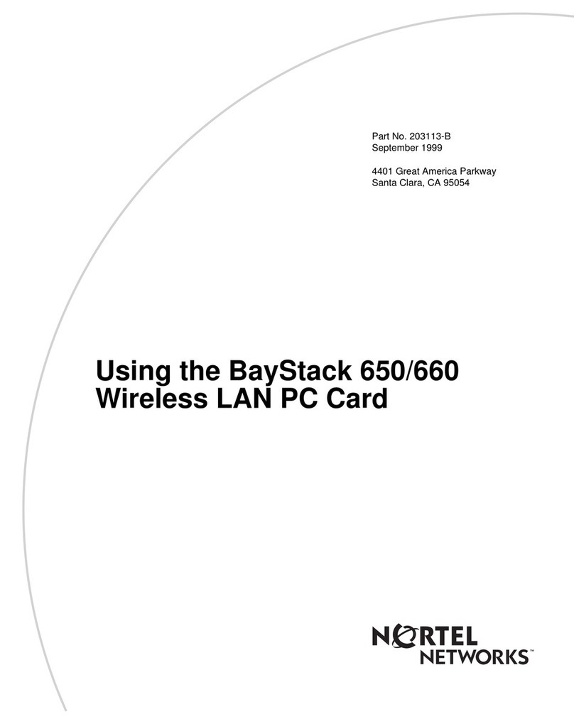 Nortel BayStack 650 user guide