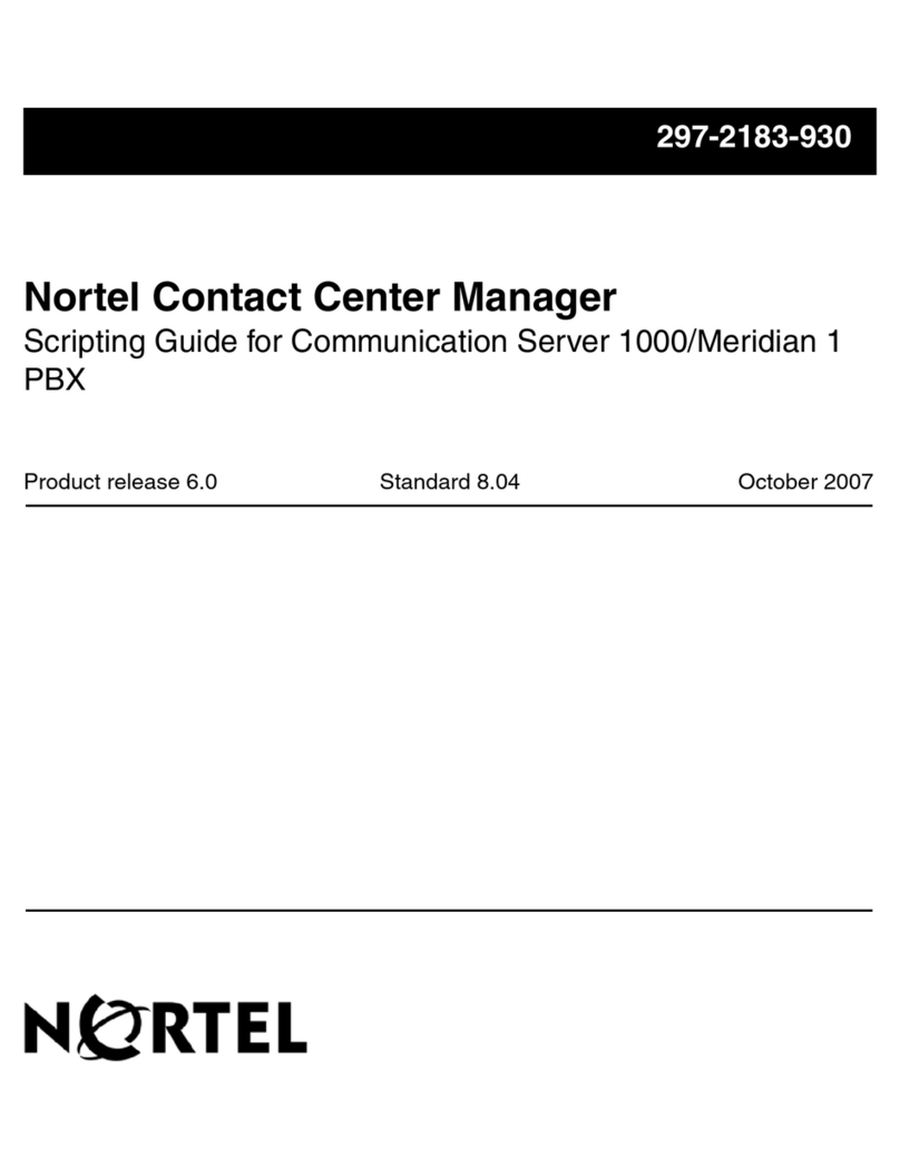 Nortel Meridian 1 PC Console Interface Unit Scripting Guide