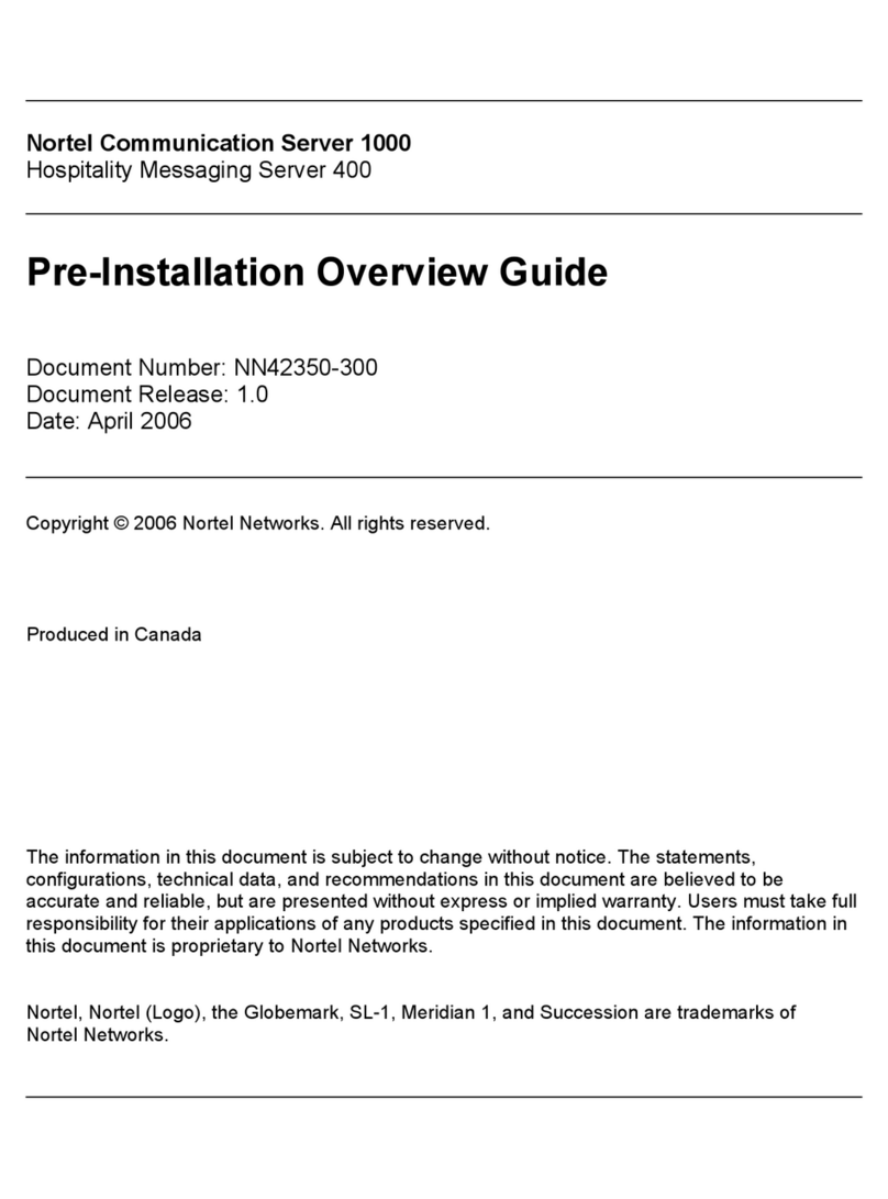 Nortel Meridian 1 PC Console Interface Unit Overview guide Nortel Meridian 1 PC Console Interface Unit Overview guide