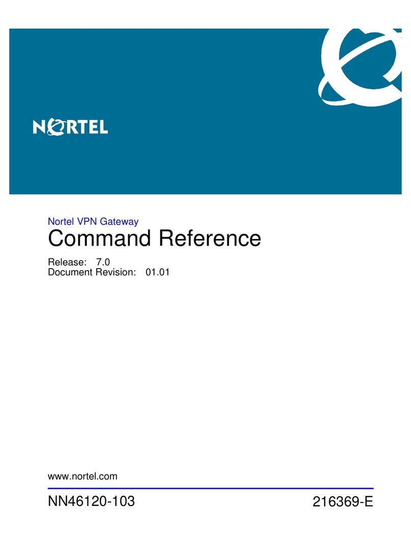 Nortel 3050 Command reference guide