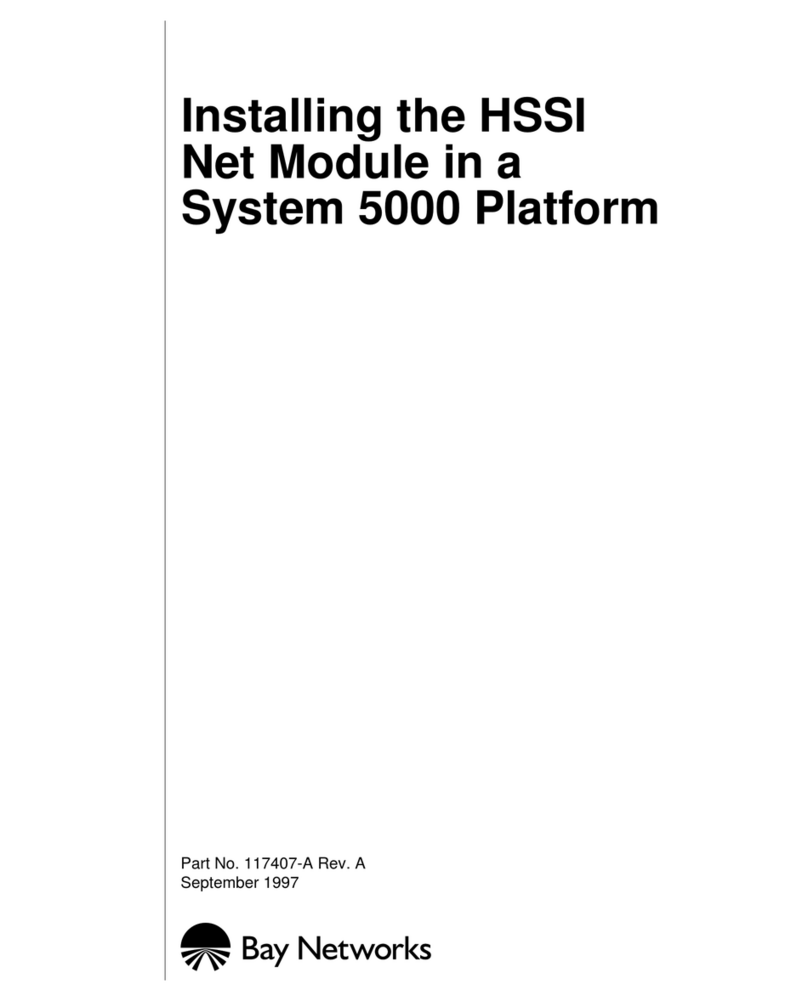Bay Networks 5000 User manual