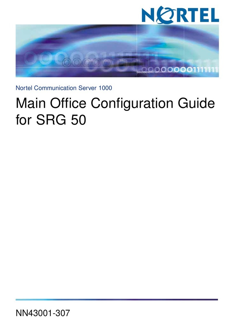 Nortel 1000 Con?guration guide User manual