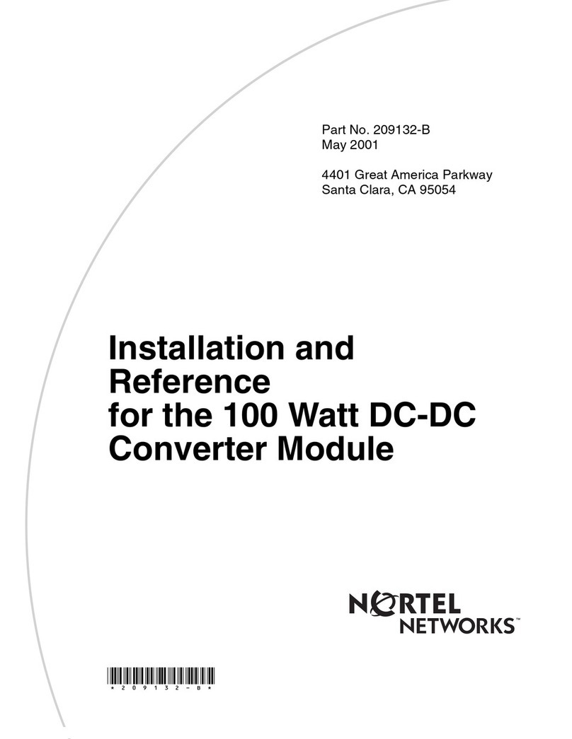 Nortel 2000 Installation and reference guide