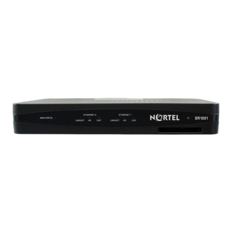 Nortel Secure 1001 User manual