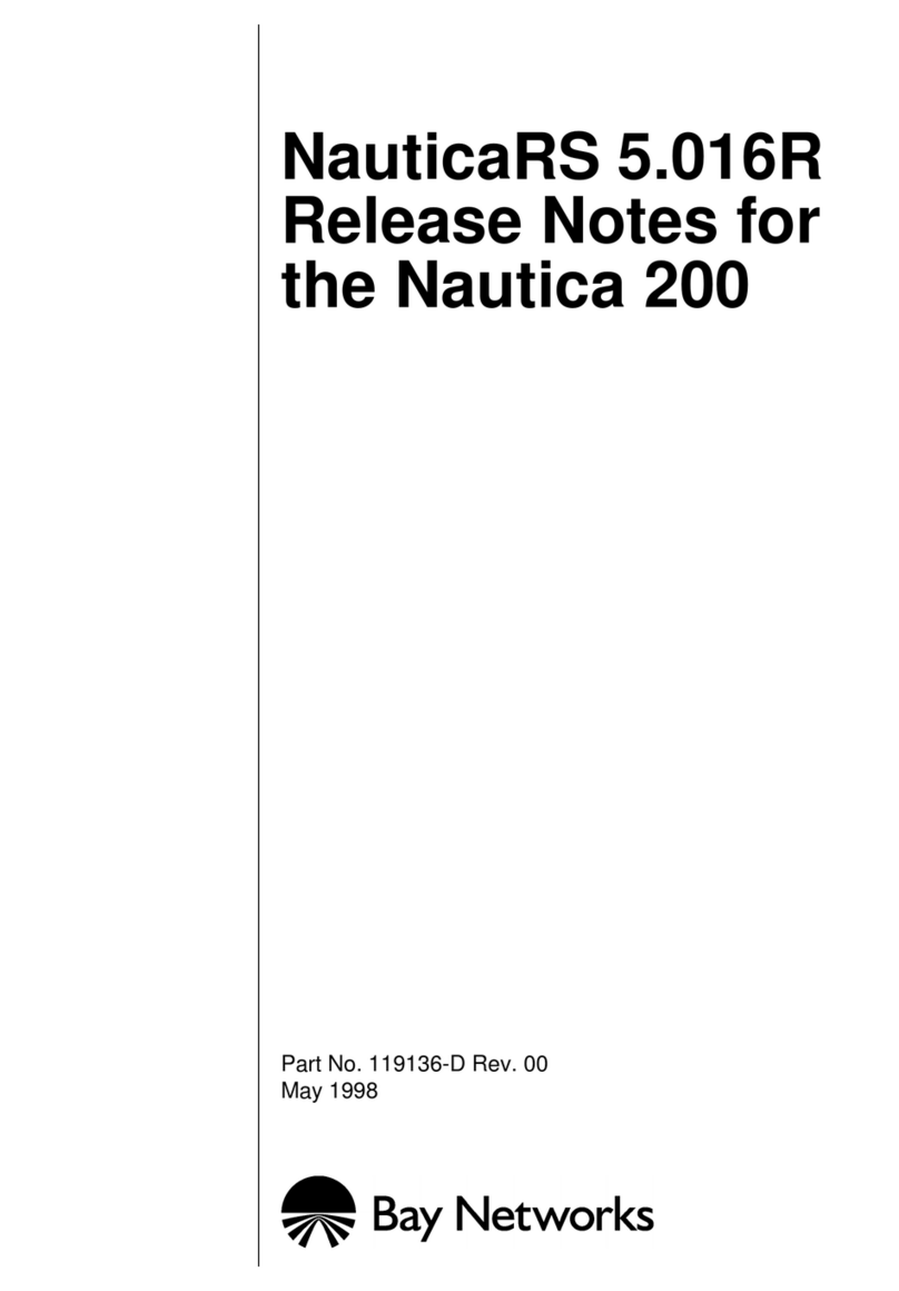 Bay Networks Nautica 200 Instruction Manual