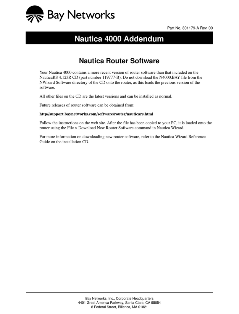 Bay Networks 4000 release note