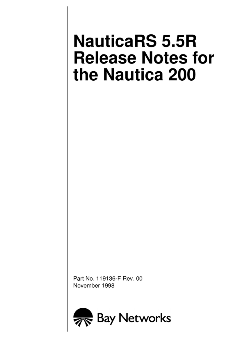 Bay Networks Nautica 200 Instruction Manual