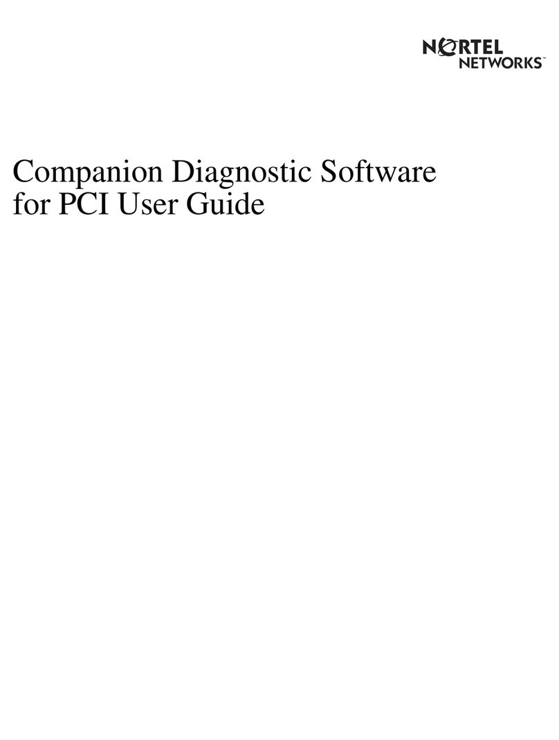 Nortel Meridian Companion User manual