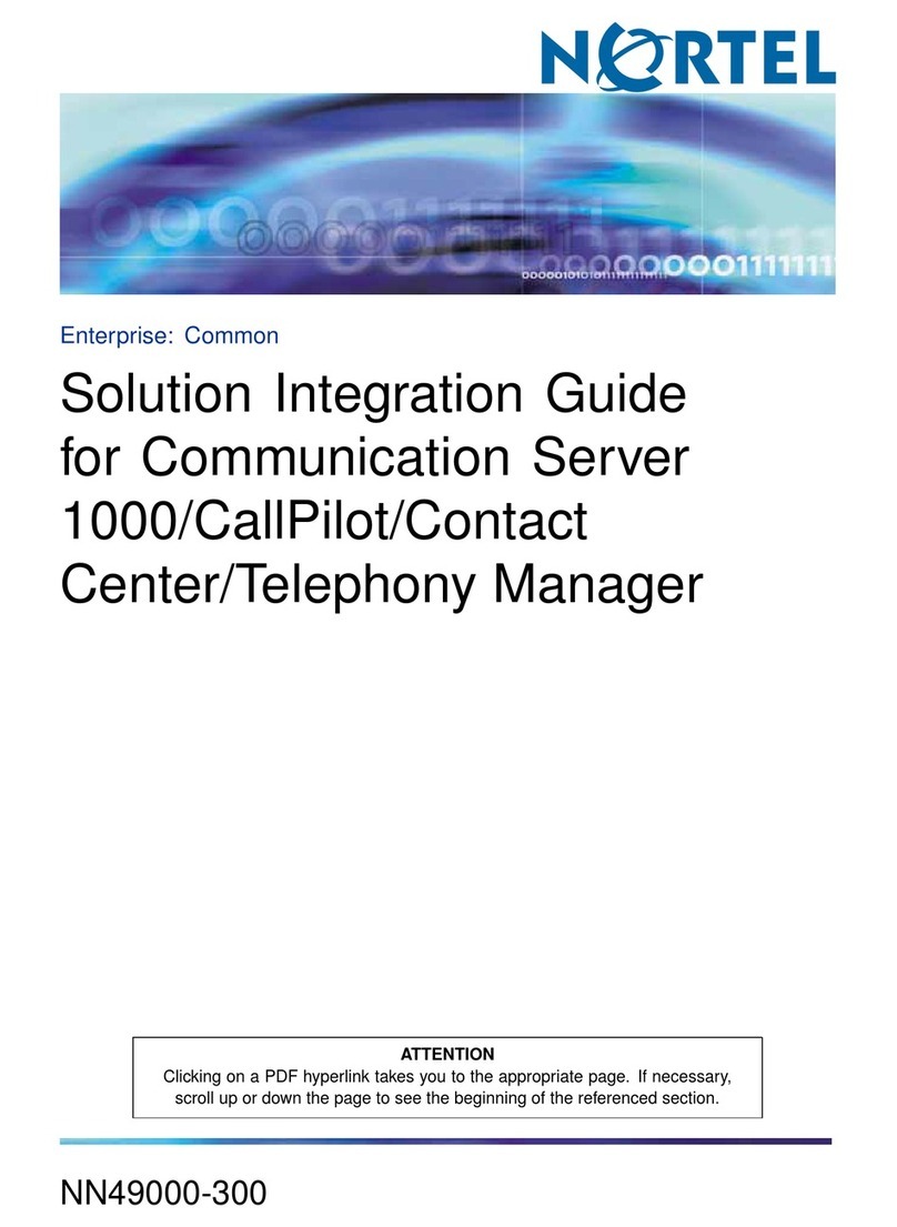 Nortel CallPilot Manual Nortel CallPilot Manual