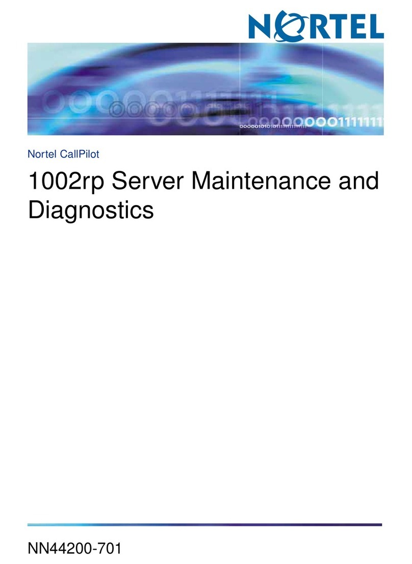 Nortel CallPilot User manual